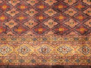 7x10 Beautiful Handmade Fine Persian Bukhara Wool Rug  