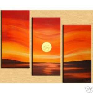  Sun Focus Canvas Oil Painting 
