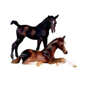  Breyer Twin Morgan Foals Horses: Toys & Games