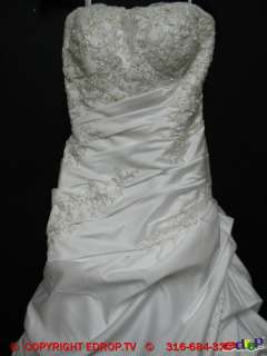 Stunning Sleeveless Corset Mermaid Wedding dress 12 nwt  