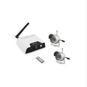  2.4g wireless home cctv security system w/ 2pcs camera 
