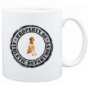 Mug White  PROPERTY OF German Wirehaired Pointer ATHLETIC 