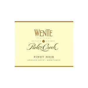  2008 Wente Vineyards Pinot Noir Reliz Creek Arroyo Seco 