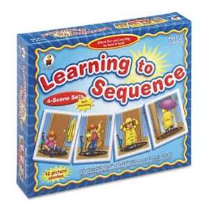   Sequence: 4 Scene Sets Card Game CARD,PHOTO SEQUENCE GAME (Pack of 6