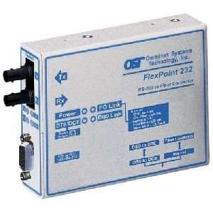 Rate Autosensing 232 to Fiber Converter. FLEXPOINT 232 MEDIA CONVERTER 