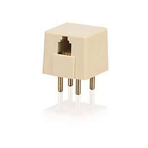  RadioShack® 4 Prong Modular Adapter (Ivory) Electronics