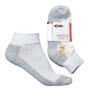    Gamma Womens Dri Release Quarter Socks, White: Sports & Outdoors