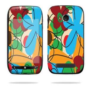   Windows Phone T Mobile Cell Phone Skins Funky Flowers: Cell Phones