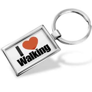  Keychain I Love Walking   Hand Made, Key chain ring 