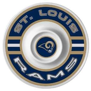  St. Louis Rams   12 Inch Melamine Serving Dip Tray Sports 