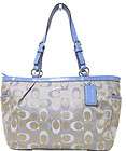 coach gallery signature 3 color east west tote bag 17676