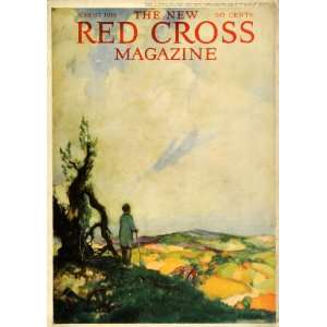  1919 Red Cross Cover Willy Pogany Art Burying World War I 