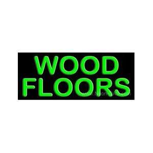  Wood Floors Outdoor Neon Sign 13 x 32: Sports & Outdoors