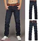   Fashion Straight Skinny Jeans Pants Denim Casual Long Fit Trousers
