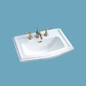   Beige Clayton Self Rimming Lavatory Single Hole ADA: Home Improvement