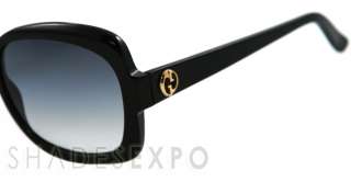 NEW Gucci Sunglasses GG 3190/S BLACK 807BD GG3190 AUTH  