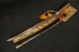 41 JAPANESE SAMURAI SWORD KATANA AISI 1060 Steel Full Tang Blade 