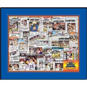   Front Page News Headlines 2008 Championship Poster