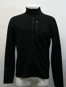 Ibex Wool Shak Full Zip Classic Sweater Sweatshirt Midlayer Men Black 