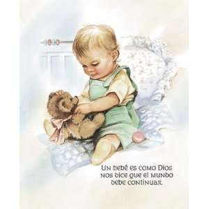  Baby Is God S Way (Spanish) Poster Print