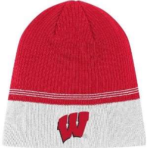   Badgers Adidas 2011 Sideline Cuffless Coaches Knit Hat Beanie