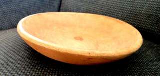 vintage MUNISING 2nd WOOD DOUGH BREAD MIXING BOWL signed  