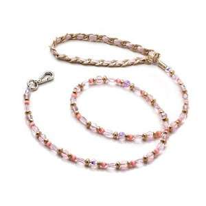  Fashion Beads Dog Leash (Rose Color): Everything Else