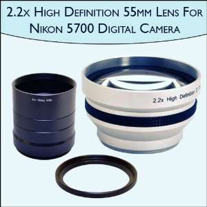   Telephoto Camera 55mm Lens For Nikon Coolpix 5700