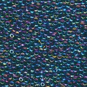   Noir Lined Crystal AB Miyuki Seed Beads Tube: Arts, Crafts & Sewing