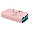 For Nintendo 3DS Pink Leather Case+Charger Accessory  