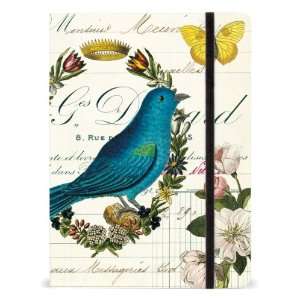 Cavallini 6 by 8 Inch Birds Notebook, 144 Pages Arts 