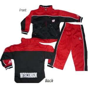   Badgers 2pc Jacket & Pants Track Suit 3T Toddler: Sports & Outdoors