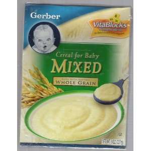 Gerber Mixed Cereal for Baby with Whole Grains 8OZ  