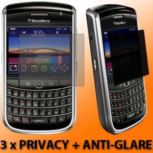 3p BlackBerry TOUR 9630 PRIVACY Screen Protectors Guard  