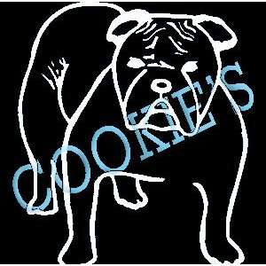  Bulldog Reusable Vinyl Decal 