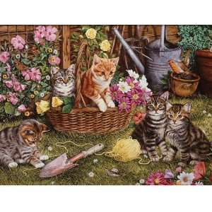    Kittens   275 Pieces Jigsaw Puzzle By Cobble Hill: Toys & Games