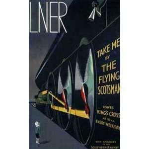  A.r. Thomson   Take Me By The Flying Scotsman Giclee 