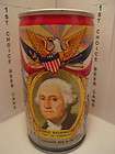 FALSTAFF GEORGE WASHINGTON I CANNOT TELL A LIE BANNER OLD BEER CAN CS 