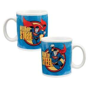    Superman    Man of Steel    DC Comics Coffee Mug