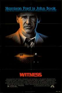 Witness 1985 Original U.S. One Sheet Movie Poster  
