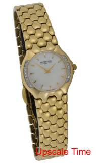 Wittnauer Ladies Watch Gold tone with Diamonds 12R04  