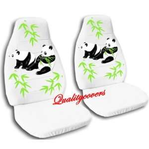  2 White Panda seat covers for a 1997 Landrover 