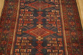 Semi Antique Tribal Wool Goravan Runner Persian Oriental Area Rug 