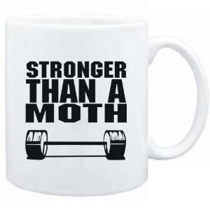  Mug White Stronger than a Moth  Animals Sports 