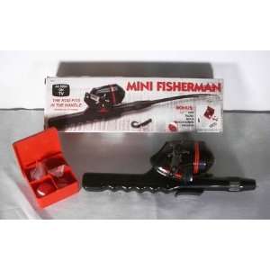  K Tel Mini Fisherman Rod & Reel Set 