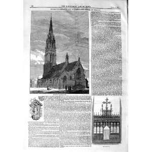    1847 EARL SHREWSBURY CHURCH CHEADLE ROOD LOFT PRINT