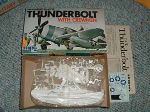 Airfix MPC 1/72 P 47D Thunderbolt plus crew  