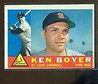 1960 TOPPS 485 KEN BOYER CARDINALS NM/MT  