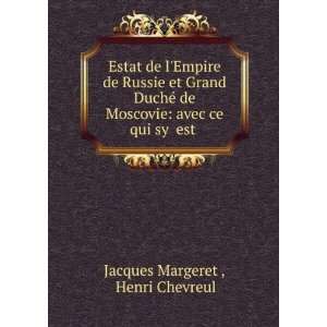   : avec ce qui syÌ? est .: Henri Chevreul Jacques Margeret : Books