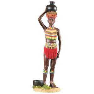  New African Tribe Zulu Maiden Statue Figurine Everything 